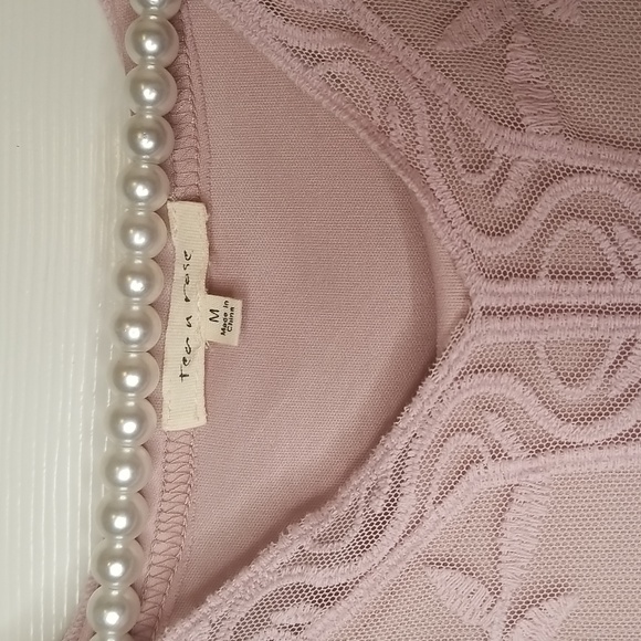 Tea N Rose Womens Shortsleeve Sheer Lined Lavender Maxi Dress - Picture 5 of 12